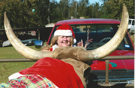 Gloria and Cowboy are ready to party! (The Wheatons)